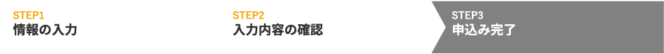 採用申込みフォームフロー